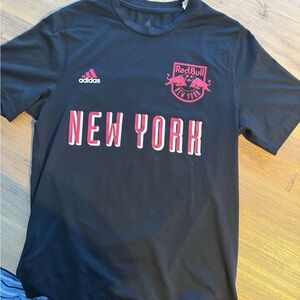 adidas Black and Red New York Tee